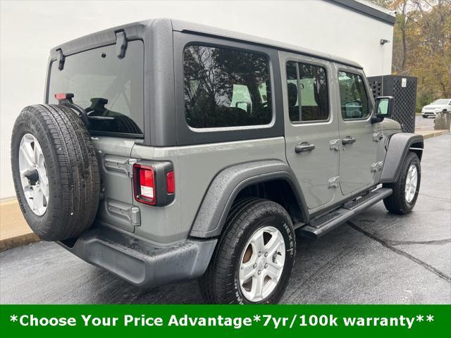 used 2021 Jeep Wrangler Unlimited car, priced at $32,000