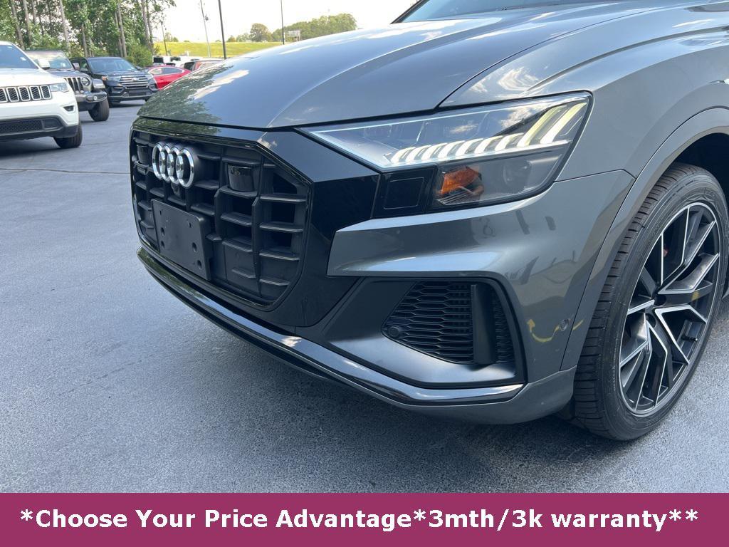used 2020 Audi Q8 car, priced at $39,850