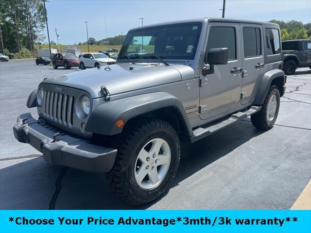 used 2017 Jeep Wrangler Unlimited car, priced at $22,400