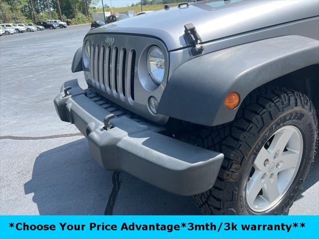 used 2017 Jeep Wrangler Unlimited car, priced at $22,400