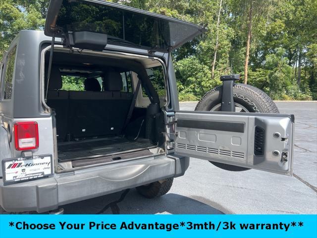 used 2017 Jeep Wrangler Unlimited car, priced at $22,400