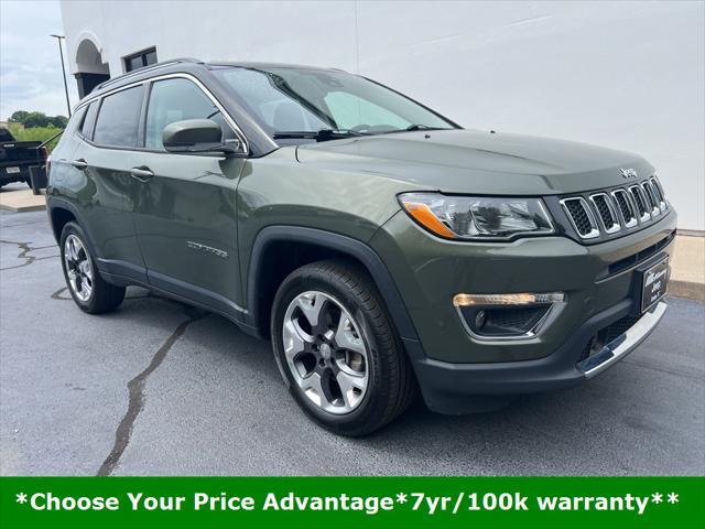 used 2021 Jeep Compass car, priced at $26,225