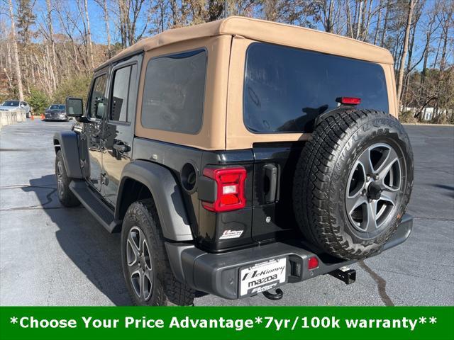 used 2020 Jeep Wrangler Unlimited car, priced at $34,200