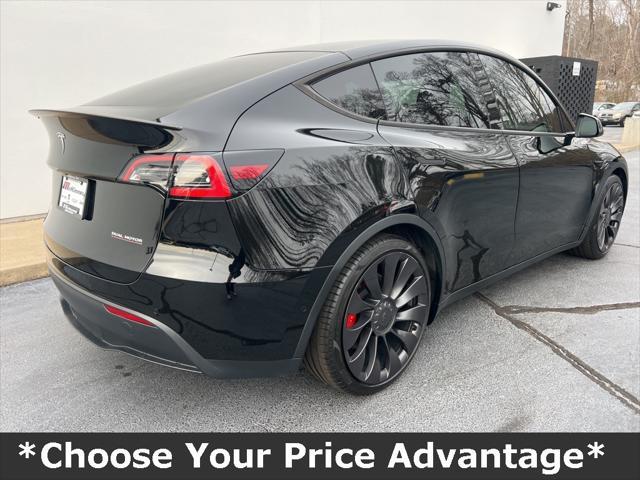 used 2021 Tesla Model Y car, priced at $37,600