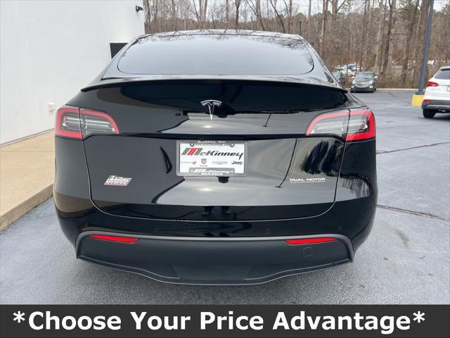 used 2021 Tesla Model Y car, priced at $37,600