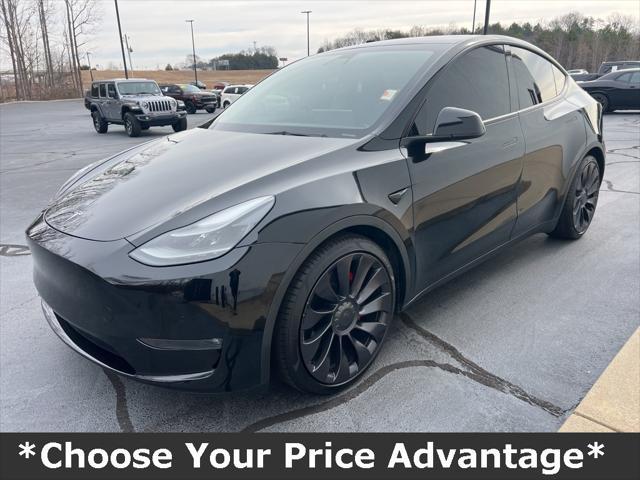 used 2021 Tesla Model Y car, priced at $37,600