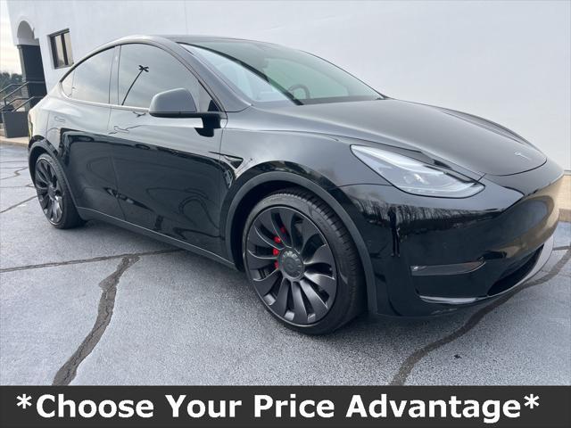 used 2021 Tesla Model Y car, priced at $37,600