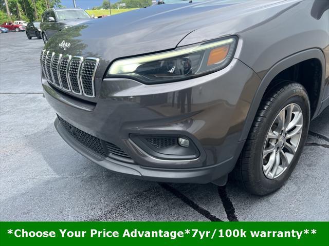 used 2021 Jeep Cherokee car, priced at $23,700