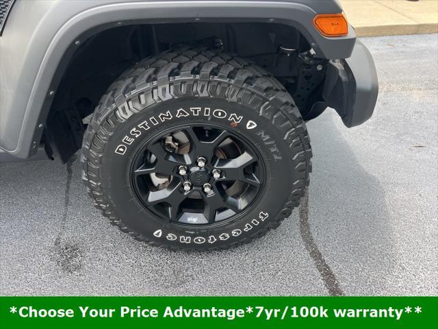 used 2022 Jeep Wrangler car, priced at $35,225