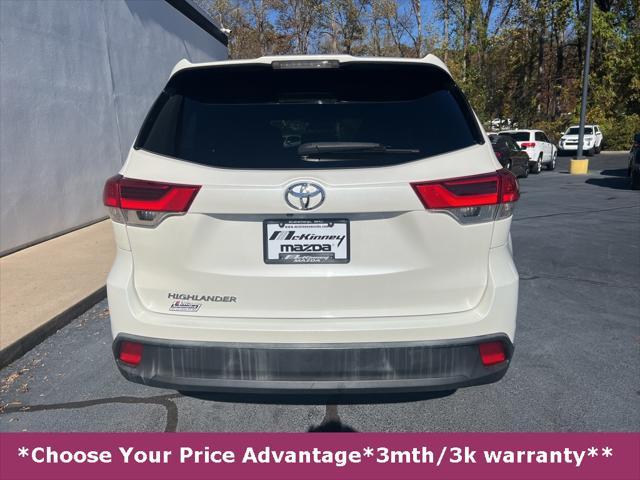 used 2019 Toyota Highlander car, priced at $24,500