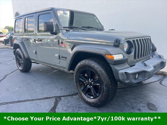 used 2021 Jeep Wrangler Unlimited car, priced at $31,800