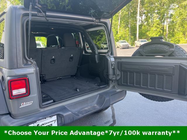 used 2021 Jeep Wrangler Unlimited car, priced at $31,800