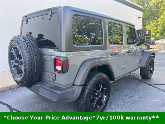 used 2021 Jeep Wrangler Unlimited car, priced at $31,800