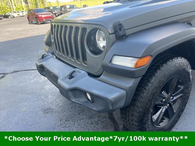 used 2021 Jeep Wrangler Unlimited car, priced at $31,800