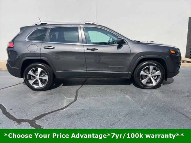 used 2021 Jeep Cherokee car, priced at $29,425