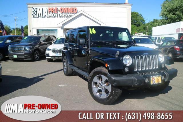 used 2016 Jeep Wrangler Unlimited car, priced at $17,995