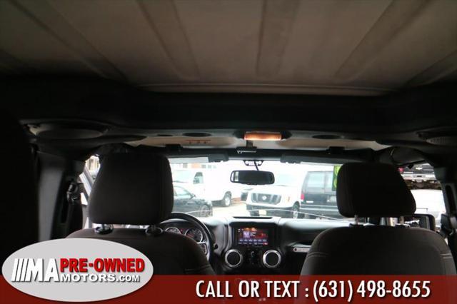 used 2013 Jeep Wrangler Unlimited car, priced at $13,495