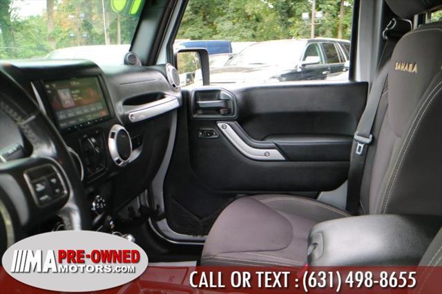 used 2013 Jeep Wrangler Unlimited car, priced at $13,495