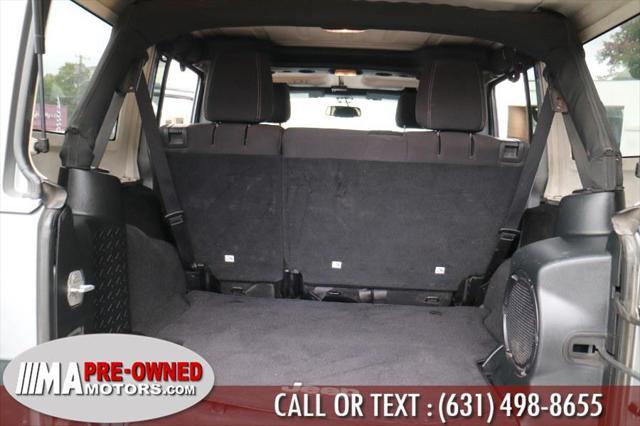 used 2013 Jeep Wrangler Unlimited car, priced at $13,495