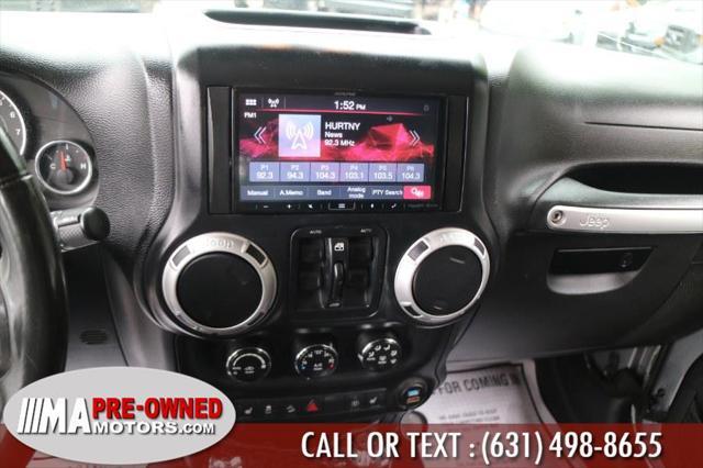 used 2013 Jeep Wrangler Unlimited car, priced at $13,495