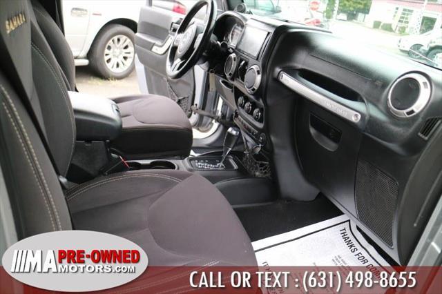 used 2013 Jeep Wrangler Unlimited car, priced at $13,495