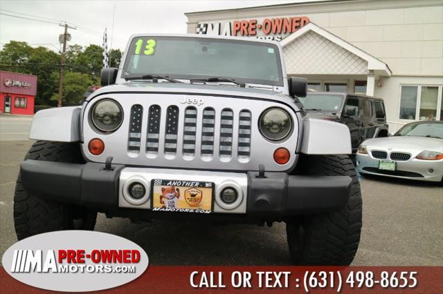 used 2013 Jeep Wrangler Unlimited car, priced at $13,495