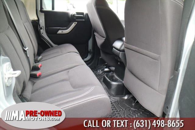 used 2013 Jeep Wrangler Unlimited car, priced at $13,495