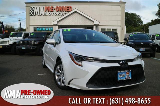 used 2022 Toyota Corolla car, priced at $20,995