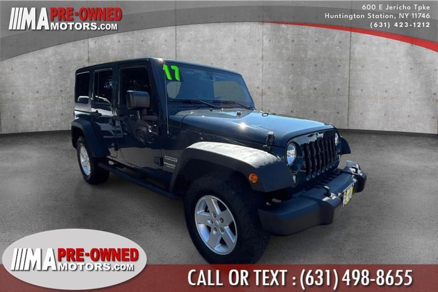 used 2017 Jeep Wrangler Unlimited car, priced at $18,995