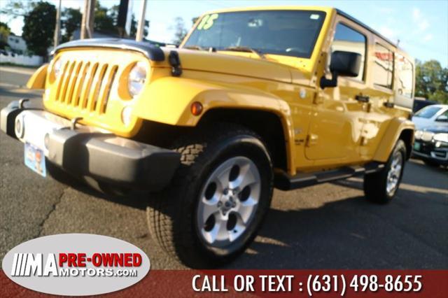 used 2015 Jeep Wrangler Unlimited car, priced at $21,995