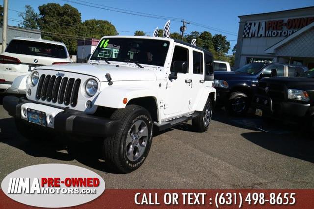 used 2016 Jeep Wrangler Unlimited car, priced at $20,985