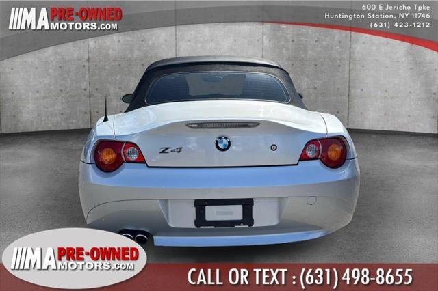 used 2003 BMW Z4 car, priced at $9,995