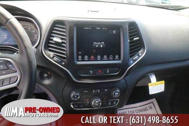 used 2021 Jeep Cherokee car, priced at $23,990