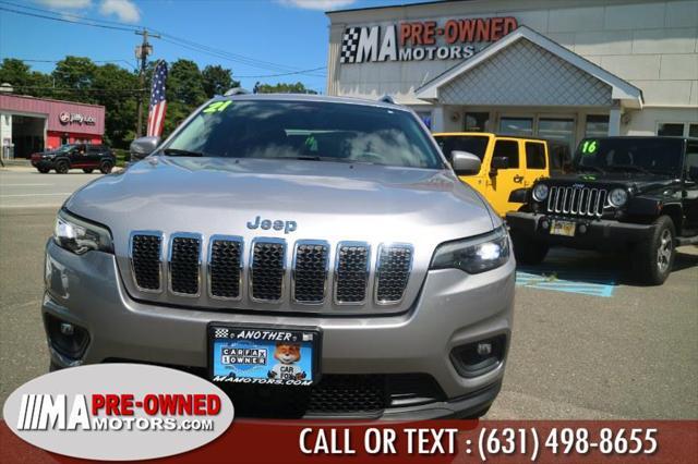 used 2021 Jeep Cherokee car, priced at $23,990