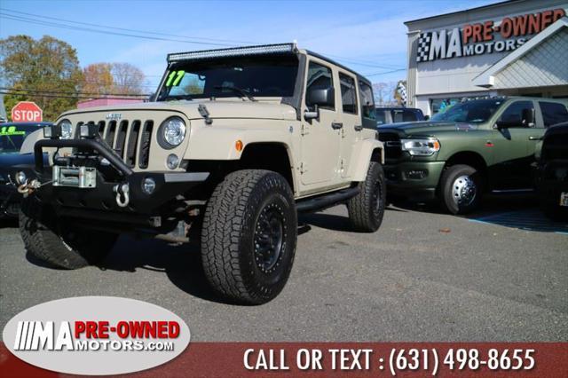 used 2017 Jeep Wrangler Unlimited car, priced at $25,995