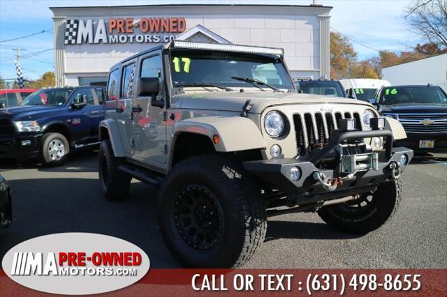 used 2017 Jeep Wrangler Unlimited car, priced at $25,995