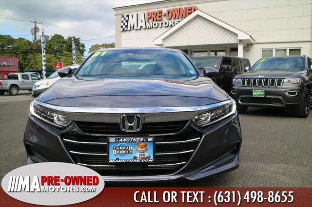 used 2021 Honda Accord car, priced at $20,985