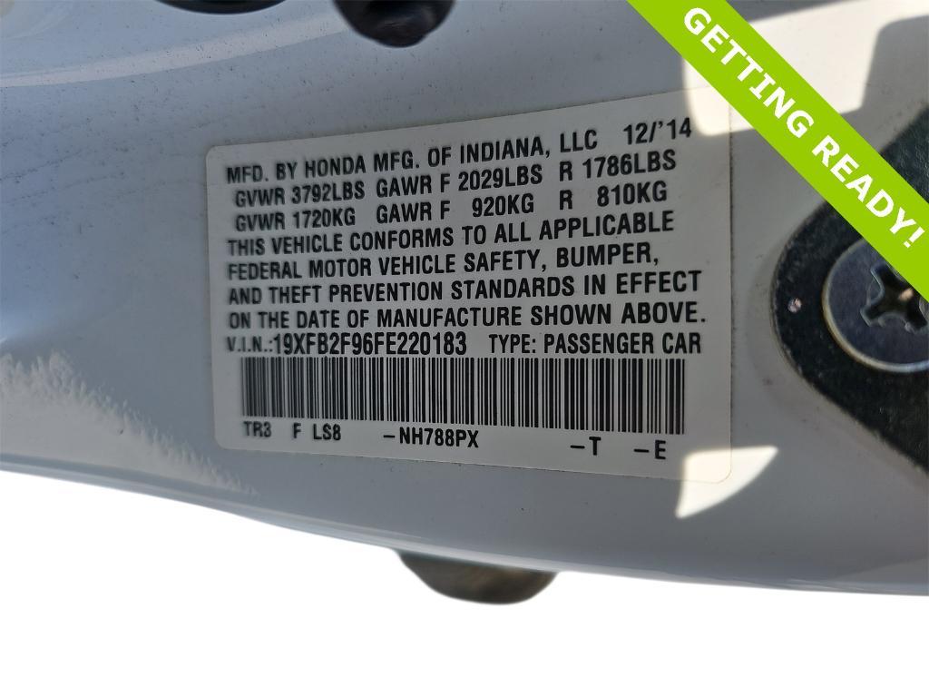 used 2015 Honda Civic car, priced at $13,623