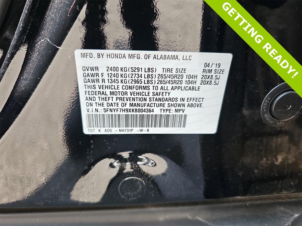 used 2019 Honda Passport car, priced at $26,999