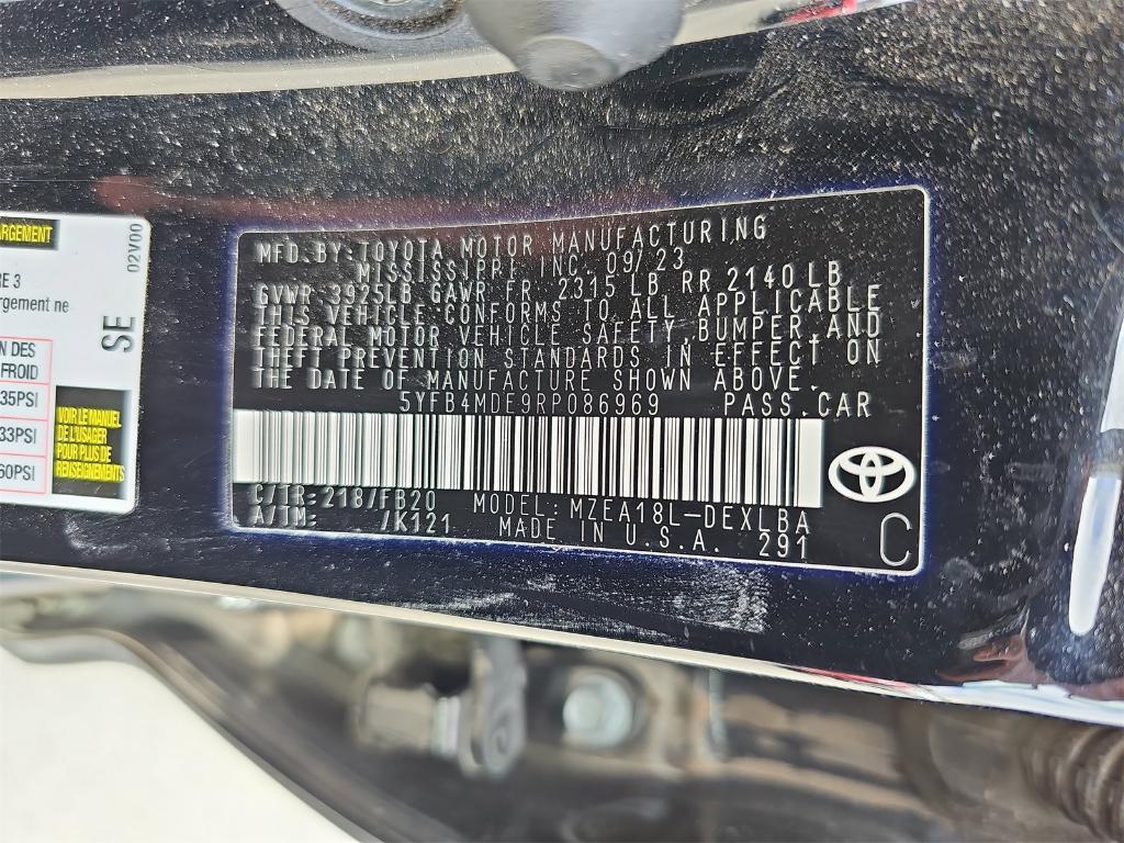 used 2024 Toyota Corolla car, priced at $22,300