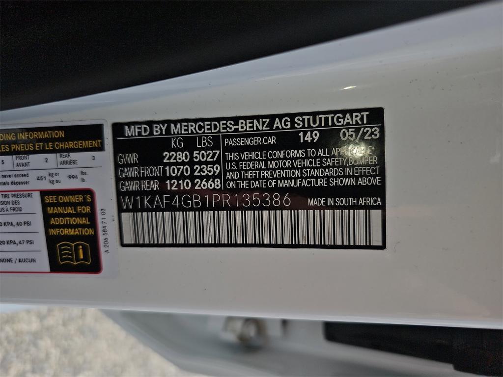 used 2023 Mercedes-Benz C-Class car, priced at $38,499