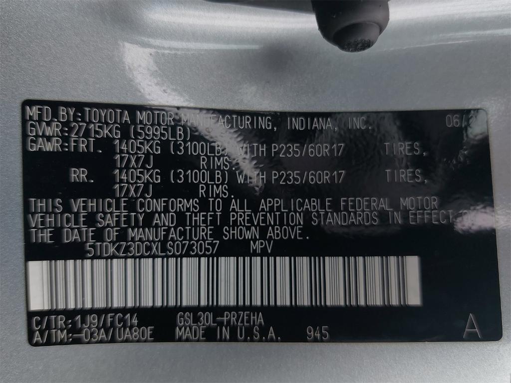 used 2020 Toyota Sienna car, priced at $25,994