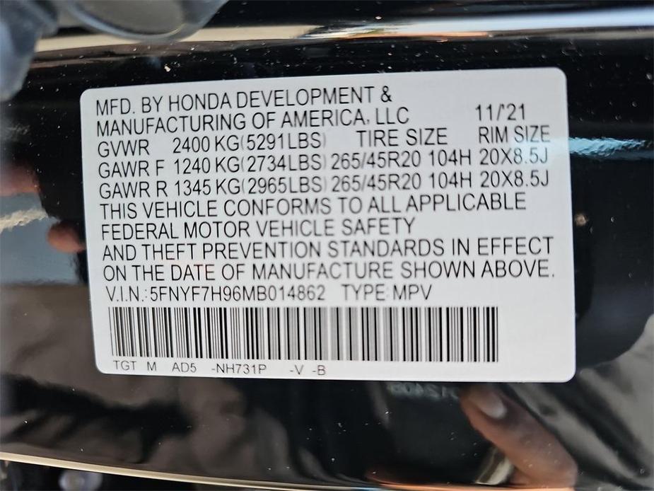 used 2021 Honda Passport car, priced at $29,800