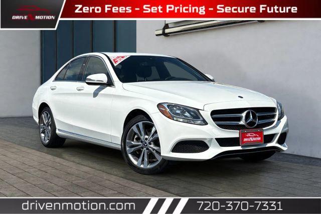 used 2018 Mercedes-Benz C-Class car, priced at $22,471