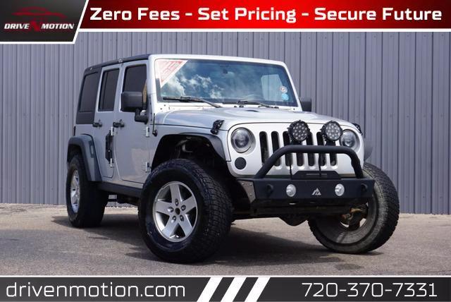 used 2012 Jeep Wrangler Unlimited car, priced at $18,984