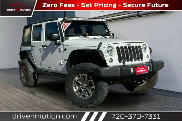 used 2017 Jeep Wrangler Unlimited car, priced at $23,984