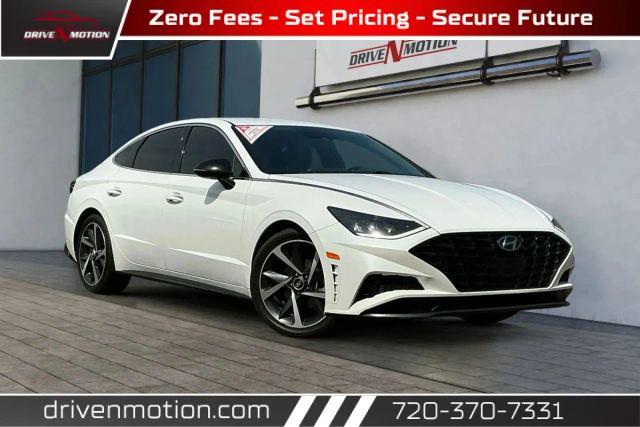 used 2021 Hyundai Sonata car, priced at $15,471