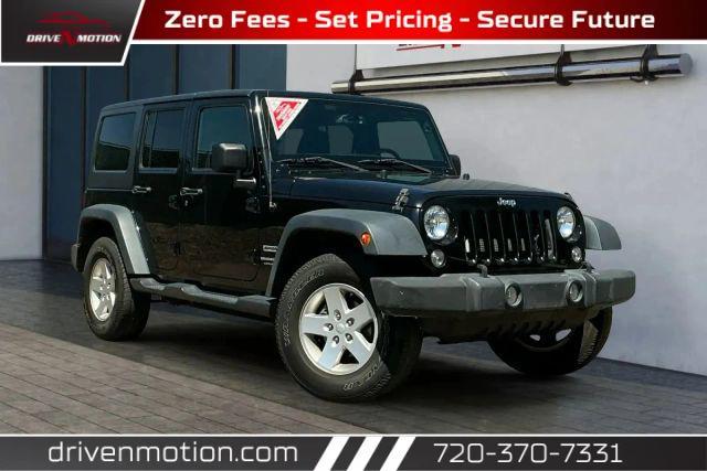 used 2018 Jeep Wrangler JK Unlimited car, priced at $20,971