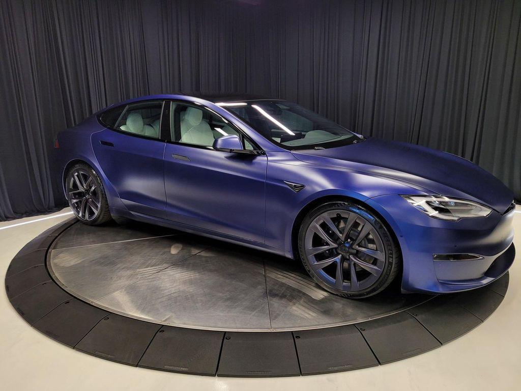 used 2021 Tesla Model S car, priced at $45,990