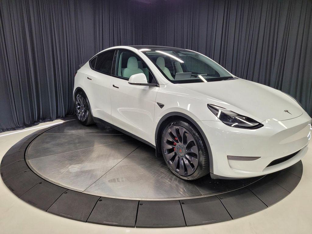 used 2021 Tesla Model Y car, priced at $28,990